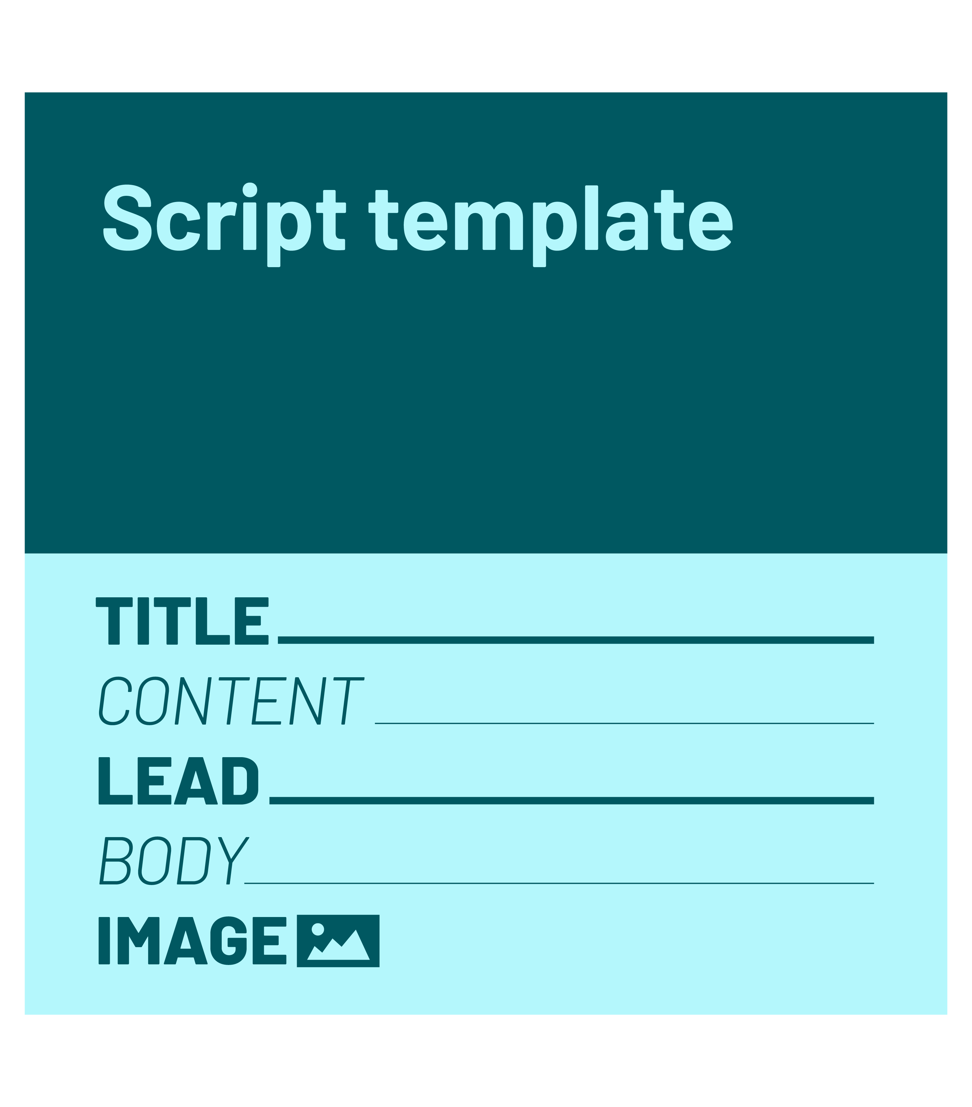 Script template